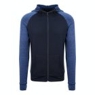 AWDis sport felső Cool Zoodie 240 tengerkék-melírozott kék