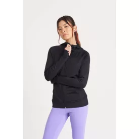 AWDis női sport felső Cool Zoodie 240 fekete