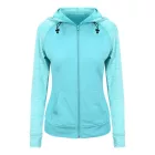 AWDis női sport felső Cool Zoodie 240 türkiz-melírozott türkiz