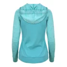 AWDis női sport felső Cool Zoodie 240 türkiz-melírozott türkiz