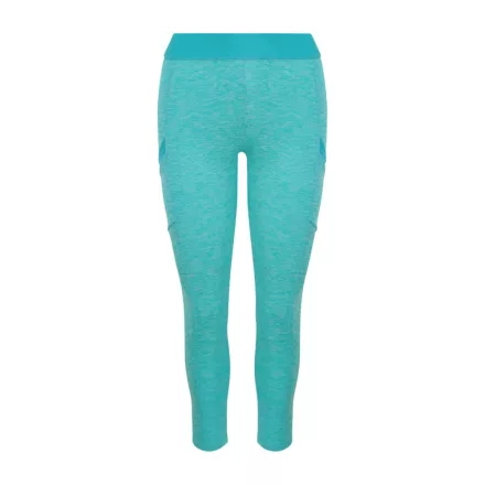 AWDis női leggings Cool Dynamic 210 türkiz-melírozott türkiz