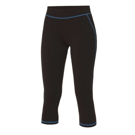 JustCool capri női nadrág 280 fekete-kék
