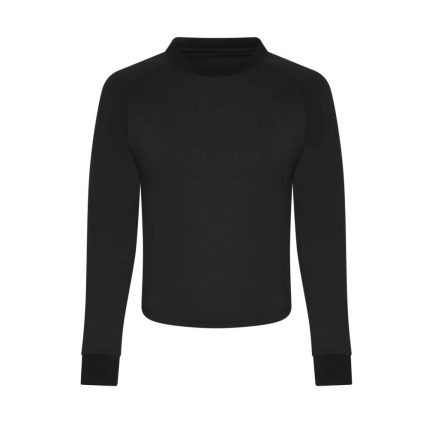 AWDis hosszú ujjú női póló Cross Back T 160 fekete