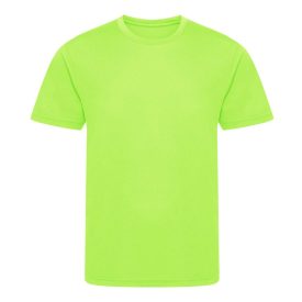 AWDis gyerek póló Recycled Cool T 140 neon zöld