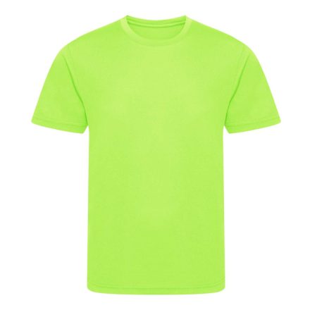 AWDis gyerek póló Recycled Cool T 140 neon zöld