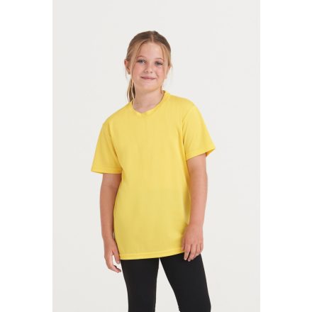 AWDis gyerek póló Recycled Cool T 140 sárga