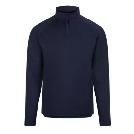 AWDis hosszú ujjú felső Active 1/4 Zip 145 tengerkék