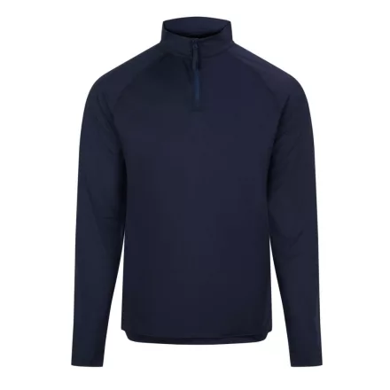 AWDis hosszú ujjú felső Active 1/4 Zip 145 tengerkék