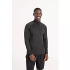 AWDis hosszú ujjú felső Active 1/4 Zip 145 fekete