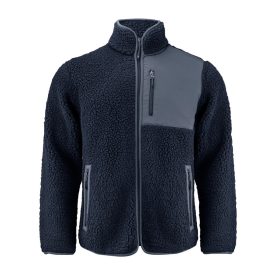 James Harvest polár pulóver Kingsley Sherpa 400 tengerkék