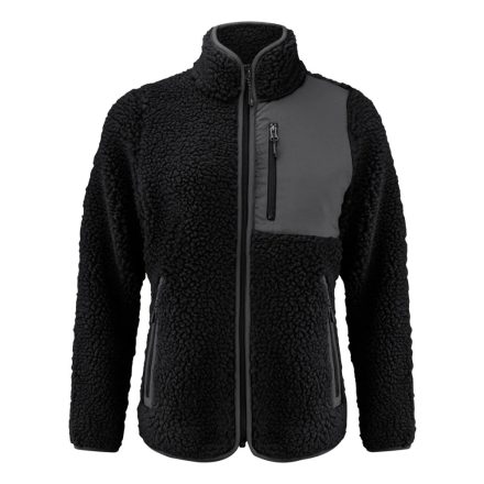 James Harvest női polár pulóver Kingsley Sherpa 400 fekete