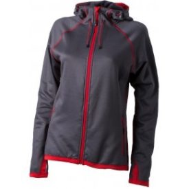 James & Nicholson Ladies' Hooded Fleece Jacket