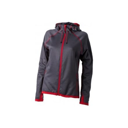 James & Nicholson Ladies' Hooded Fleece Jacket
