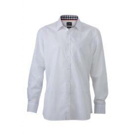 James & Nicholson Checked Poplin Shirt