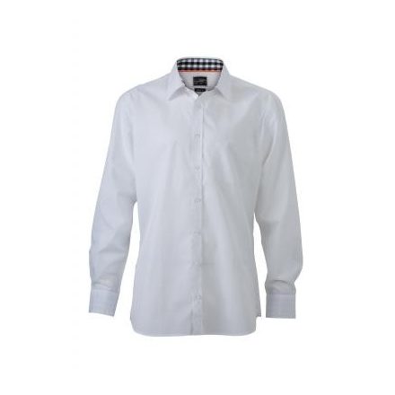 James & Nicholson Checked Poplin Shirt