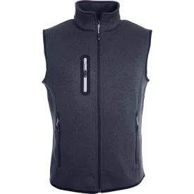 James & Nicholson Men's Knitted Fleece Vest