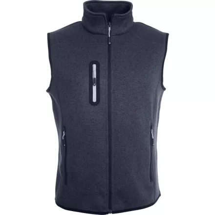 James & Nicholson Men's Knitted Fleece Vest