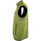 James & Nicholson Men's Knitted Fleece Vest
