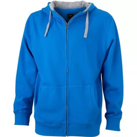 James & Nicholson Men's Lifestyle Hooded Sweat Jacket
