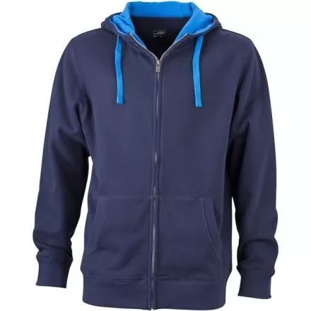James & Nicholson Men's Lifestyle Hooded Sweat Jacket