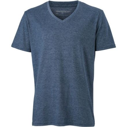James & Nicholson Men's V-Neck Heather T-Shirt