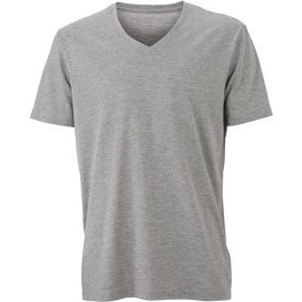 James & Nicholson Men's V-Neck Heather T-Shirt