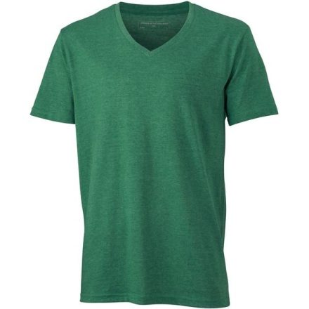 James & Nicholson Men's V-Neck Heather T-Shirt
