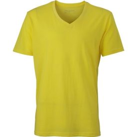 James & Nicholson Men's V-Neck Heather T-Shirt