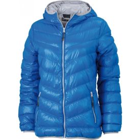 James & Nicholson Ladies' Lightweight Down Hooded Jacket