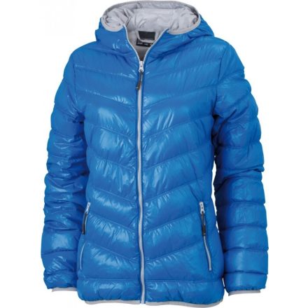 James & Nicholson Ladies' Lightweight Down Hooded Jacket
