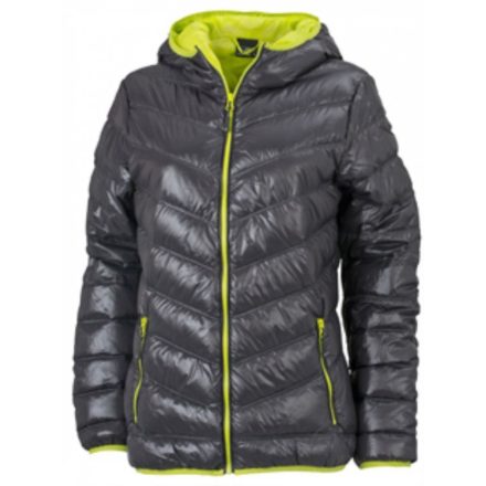 James & Nicholson Ladies' Lightweight Down Hooded Jacket