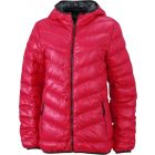 James & Nicholson Ladies' Lightweight Down Hooded Jacket