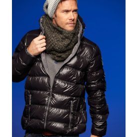 James & Nicholson Men's Lightweight Hooded Down Jacket