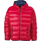 James & Nicholson Men's Lightweight Hooded Down Jacket