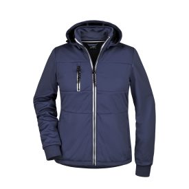   James&Nicholson női softshell dzseki Maritime 290 tengerkék-tengerkék-fehér