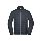 James&Nicholson bélelt dzseki Hybrid fekete-ezüst