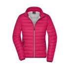 James&Nicholson bélelt női dzseki Down magenta-ezüst