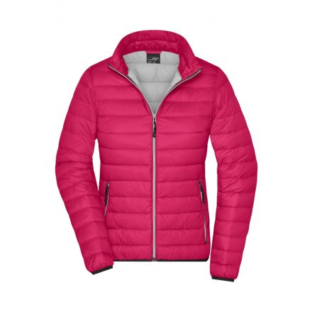 James&Nicholson bélelt női dzseki Down magenta-ezüst
