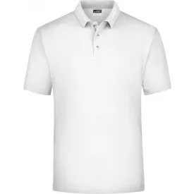 James&Nicholson galléros póló Piqué Polo 200 fehér