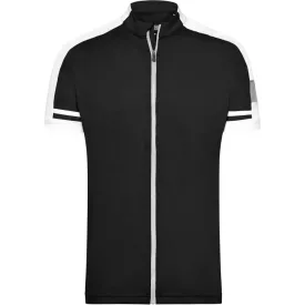 James&Nicholson biciklis mez Full Zip 150 fekete