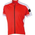 James & Nicholson Men's Full Zip Bike T-Shirt