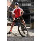 James&Nicholson biciklis mez Full Zip 150 piros