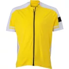 James & Nicholson Men's Full Zip Bike T-Shirt