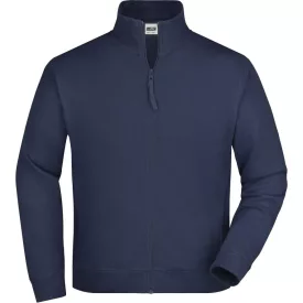 James&Nicholson pulóver Sweatjacket 300 tengerkék