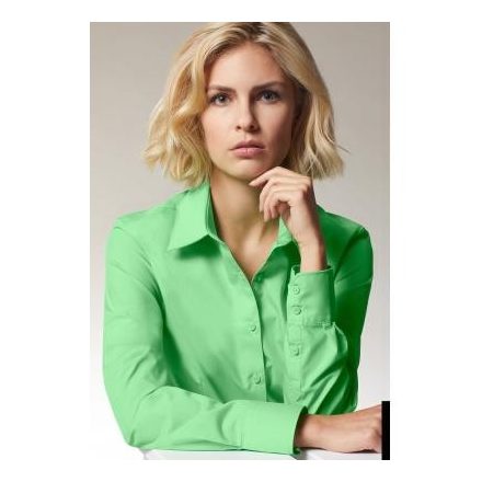 James & Nicholson Ladies' Business Popline Blouse longsleeve