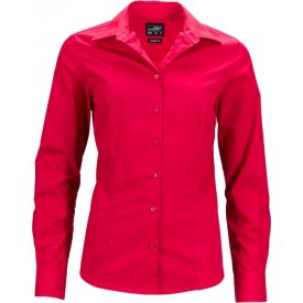 James & Nicholson Ladies' Business Popline Blouse longsleeve