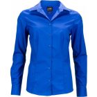 James & Nicholson Ladies' Business Popline Blouse longsleeve