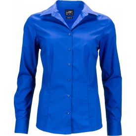 James & Nicholson Ladies' Business Popline Blouse longsleeve