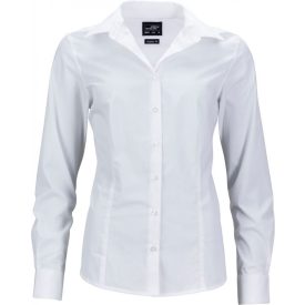 James & Nicholson Ladies' Business Popline Blouse longsleeve