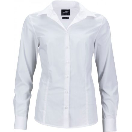 James & Nicholson Ladies' Business Popline Blouse longsleeve